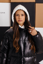 Пальто для девочки GnK С-792 превью фото