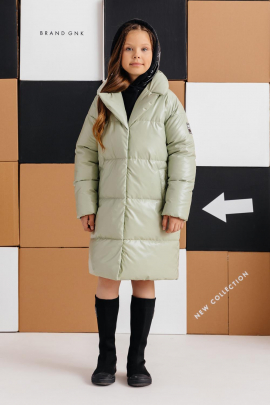 Пальто для девочки Gnk С-790 фото
